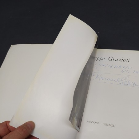 Volume monografico Giuseppe Graziosi con numerosi appunti e integrazioni
