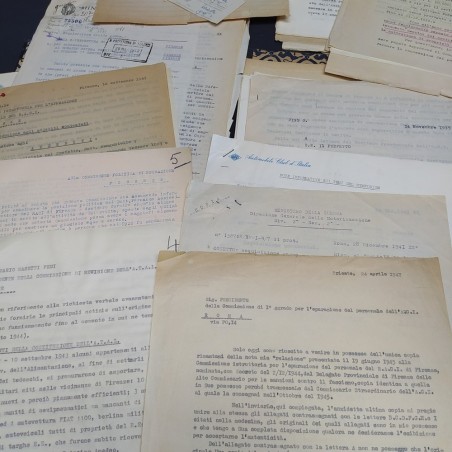 Lotto di documenti di Fernando Assirelli RACI Firenze anni 30/40