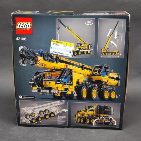 Lego Technic cod 42108 gru mobile sollevatore gialla nuova