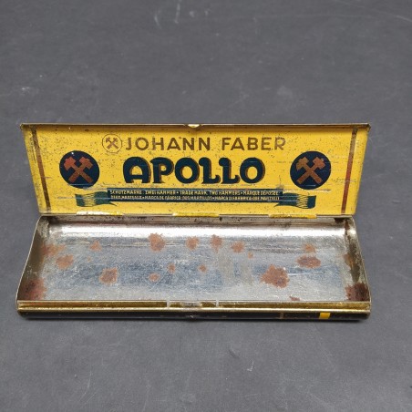 Scatola latta vintage Johann Faber Apollo matite anni ’30