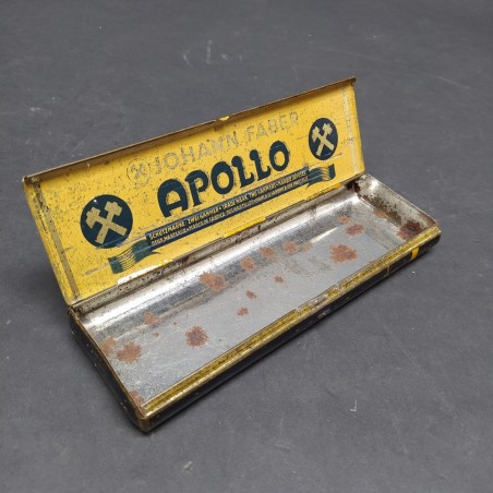 Scatola latta vintage Johann Faber Apollo matite anni ’30