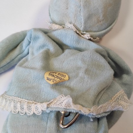 Bambolina giapponese con carillon Musical Baby-Doll con confezione. Macchie