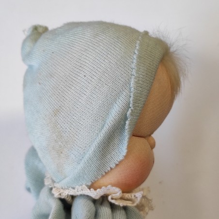 Bambolina giapponese con carillon Musical Baby-Doll con confezione. Macchie