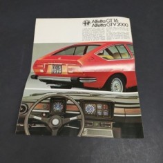 Depliant automobili Alfa Romeo Alfetta GT 1.6/ GTV 2000. Pieghe e macchie 2