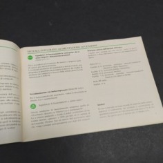 Libretto multilingue per vetture Lancia Delta con convertitore, 1990. Fioritura 2