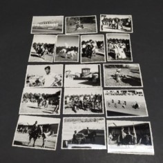 Lotto di 15 foto relative a una rievocazione storica del Medioevo in Romagna