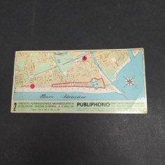 Cartolina viaggiata 2° Circuito Internazionale motociclistico 1968 con autografi