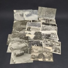 Lotto di 25 foto circuito, piloti e vetture delle Mille Miglia degli anni '50