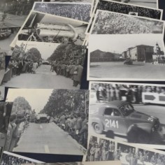 Lotto di 25 foto circuito, piloti e vetture delle Mille Miglia degli anni '50 2