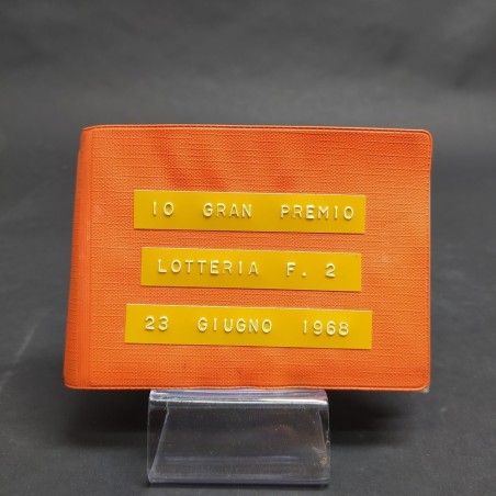 Lotto di 36 fotografie del 10° Gran Premio F2 lotteria del 1968 con annotazioni