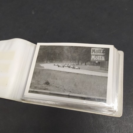Lotto di 36 fotografie del 10° Gran Premio F2 lotteria del 1968 con annotazioni