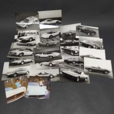 Lotto di 23 foto di automobili Ferrari Pininfarina. Condizioni mediocri, pieghe