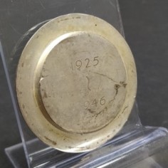 Fregio Alfa Romeo smaltato 1925-1946, diametro di 60 mm. Condizioni discrete 2