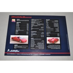 PROSPEKT DEPLIANT BROCHURE LAMBORGHINI DIABLO ROADSTER - FOGLIO SINGOLO 2