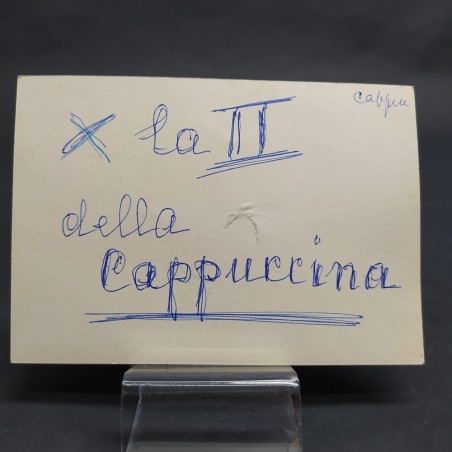Cartolina dell'automobile Nibbio, disegno di Codognato. Leggeri aloni, strappo