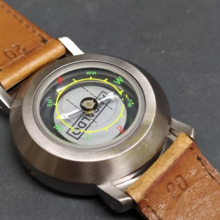 Orologio da polso Ansaldo al quarzo con bussola e cronometro, Certificati. Buono