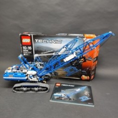 Lego Technic 42042 Gru cingolata blu anno 2015 - 1401 pz montata 2
