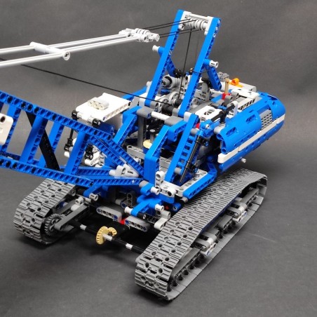 Lego Technic 42042 Gru cingolata blu anno 2015 - 1401 pz montata