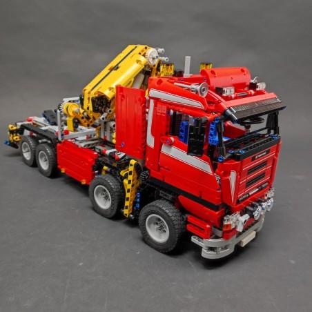 Lego Technic 8258 Camion Scania gru su autocarro