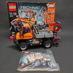 Lego Technic 8110 camion con gru a benna Mercedes Unimog U400 2