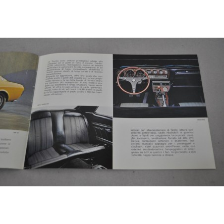 PROSPEKT DEPLIANT BROCHURE TOYOTA CELICA 1600 GT  - 2 PAGINE ITALIANO