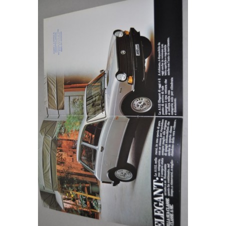 PROSPEKT DEPLIANT BROCHURE GAMMA MODELLI A112 JUNIOR ELEGANT ELITE ABARTH