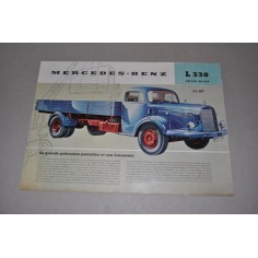 PROSPEKT DEPLIANT BROCHURE MERCEDES BENZ L 330 & LK & LS 2 PAG. FRANCESE