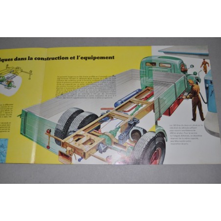 PROSPEKT DEPLIANT BROCHURE MERCEDES BENZ L 330 & LK & LS 2 PAG. FRANCESE