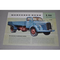 PROSPEKT DEPLIANT BROCHURE MERCEDES BENZ L 321 & LK % LS 120 HP FRANCESE