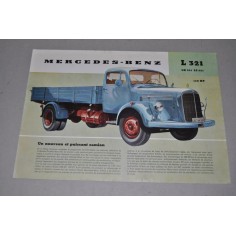 PROSPEKT DEPLIANT BROCHURE MERCEDES BENZ L321 LK321 LS321 120 HP FRANCESE