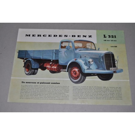 PROSPEKT DEPLIANT BROCHURE MERCEDES BENZ L321 LK321 LS321 120 HP FRANCESE