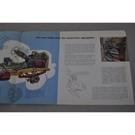PROSPEKT DEPLIANT BROCHURE MERCEDES BENZ L321 LK321 LS321 120 HP FRANCESE