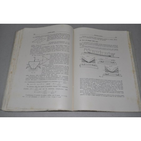 LIBRO MECCANICA TECNICA VOLUME PRIMO BENEDETTO FERAUDI 13° ED. 1958 HOEPLI ED.