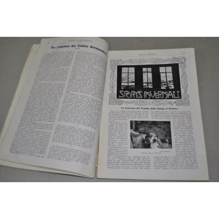 RIVISTA MENSILE TOURING CLUB ITALIANO ANNO XIX N° 3 MARZO 1913 - BUONO