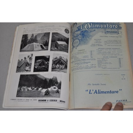 RIVISTA MENSILE TOURING CLUB ITALIANO ANNO XX N° 7 LUGLIO 1914 - BUONO