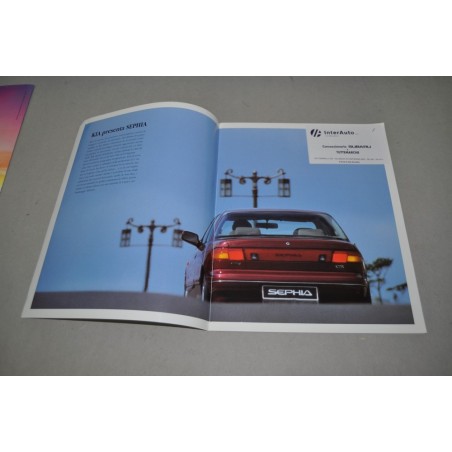 PROSPEKT DEPLIANT BROCHURE KIA SEPHIA 10 PAGINE ITALIANO - BUONO