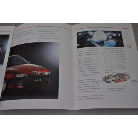 PROSPEKT DEPLIANT BROCHURE ALFA ROMEO ALFA 145 2 PAG. ITALIANO 1994 - OTTIMO