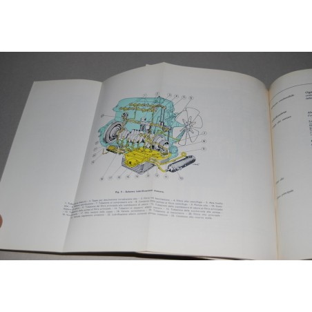 AUTOCARRO LANCIA ESADELTA C LIBRETTO SUO MANUTENZIONE 1969 2° ED. MOLTO BUONO
