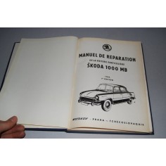 SKODA 1000 MB MANUALE DI RIPARAZIONE 1964 1° EDIZIONE FRANCESE OTTIMO 2