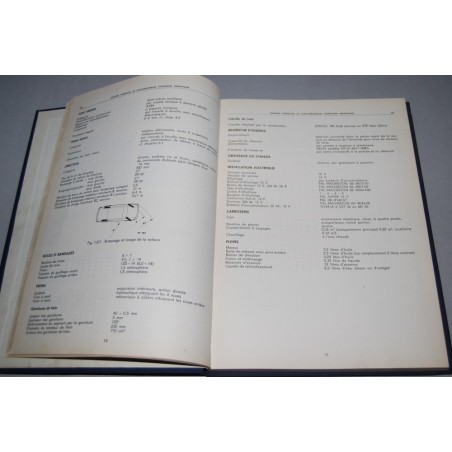 SKODA 1000 MB MANUALE DI RIPARAZIONE 1964 1° EDIZIONE FRANCESE OTTIMO