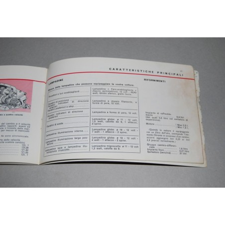 LIBRETTO USO MANUTENZIONE RENAULT R1130 ITALIANO LIEVI DANNI IN COPERTINA