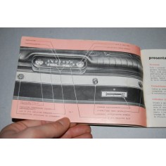 LIBRETTO USO MANUTENZIONE FORD CONSUL CORTINA PIEGHE E MACCHIE IN COPERTINA 2