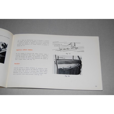 LIBRETTO USO MANUTENZIONE FORD ZEPHYR 4&6 MAGGIO 1963 - BUONO
