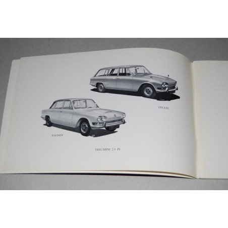 LIBRETTO USO MANUTENZIONE TRIUMPH 2.5 PI HANDBOOK 545066 3° ED. 5m/4/1969 BUONO