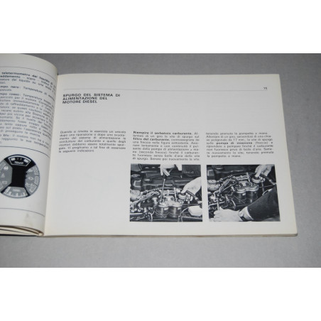 LIBRETTO USO MANUTENZIONE OPEL REKORD DIESEL GMI 556/2 APRILE 1973 - BUONO