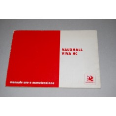 LIBRETTO USO MANUTENZIONE VAUXHALL VIVA HC GMI 483 LUGLIO 1971 - OTTIMO