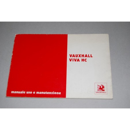 LIBRETTO USO MANUTENZIONE VAUXHALL VIVA HC GMI 483 LUGLIO 1971 - OTTIMO