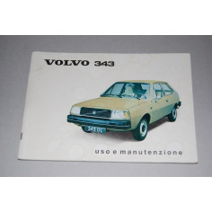 LIBRETTO USO MANUTENZIONE VOLVO 343 TP 1426/1 4000 11.76 1976 ITALIANO D.3.5.202