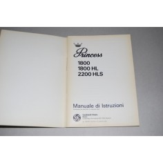 MANUALE DI ISTRUZIONE PRINCESS 1800 HL 2200 HLS AKM 3357 1° ED. 1975 ITALIANO 2