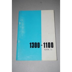 MANUALE DI ISTRUZIONE MK II 1300 1100 ADK 7178 3° ED.1970 ECCELLENTE